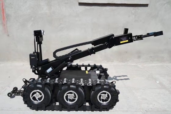 Doppelte schießende Realzeitanzeige des Greifer-Munitionsräumdienst-Roboter-3D