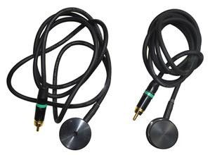 Zwei Sensor-hörende Langstreckengeräte/, die durch Wand-Stethoskop hören
