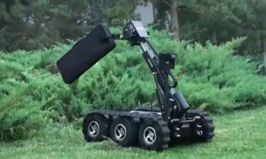 Sprengstoff, der Eod-Tool-Kit batteriebetrieben mit mobiler Roboter-Körper behandelt