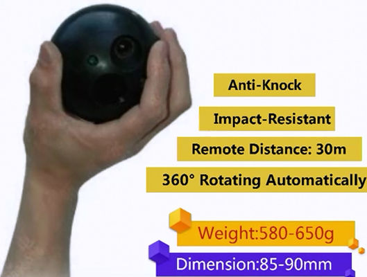 360°, das drahtlosen Realzeitüberwachungs-Ball der intelligenz-30m dreht