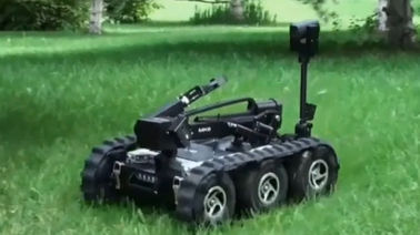 Sprengstoff, der Eod-Tool-Kit batteriebetrieben mit mobiler Roboter-Körper behandelt