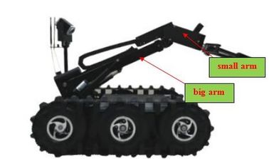 910 * 650 * 500 Millimeter des Bomben-Ausrüstungs-Roboter-Kreuz-320mm Gewicht Höhen-des Hindernis-90kg