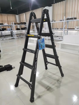 Aluminium und Edelstahl falteten taktische Länge der Leiter-250kg der Belastbarkeits-1.52m